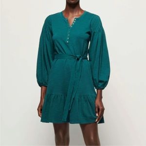 Nation LTD Talli Tie Waist Mini Dress